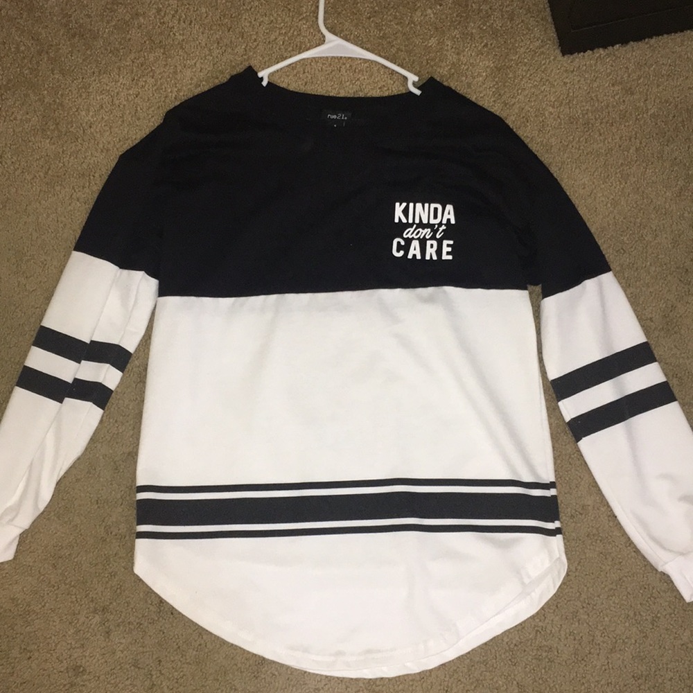 “Kinda don’t care” sweater RUE 21